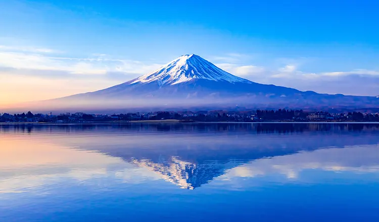 Mount Fuji from Lake kawaguchi
