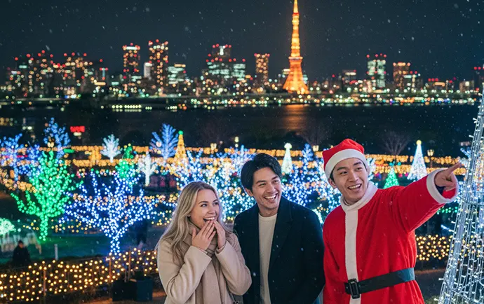 >Tokyo Christmas Night Illumination Tour