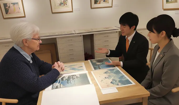 Ukiyoe Art Viewing