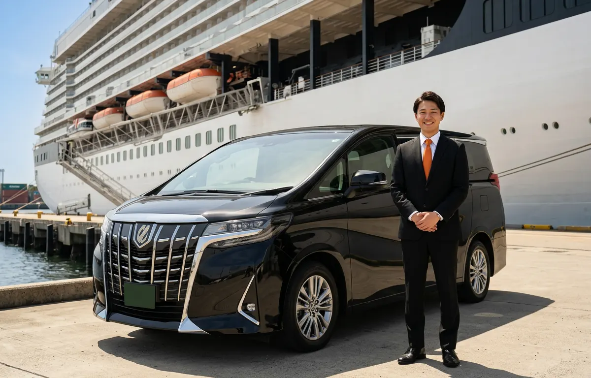 Hiace has spacious room for passenger